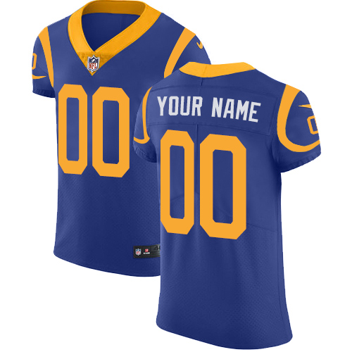 Nike Los Angeles Rams Customized Royal Blue Alternate ...