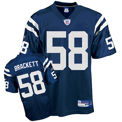 Colts #58 Gary Brackett Blue Stitched NFL Jersey   Cheap Nike Elite NFL Jerseys From China